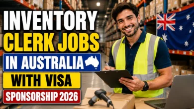 Inventory Clerk Jobs in Australia with Visa Sponsorship 2026