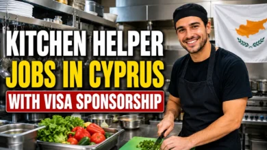 Kitchen Helper Jobs in Cyprus with Visa Sponsorship 2026