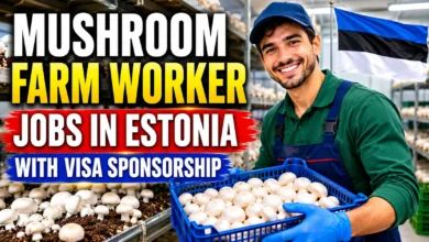 Mushroom Farm Worker Jobs in Estonia with Visa Sponsorship 2026