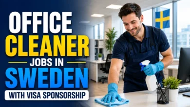 Office Cleaner Jobs in Sweden with Visa Sponsorship 2026