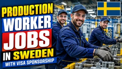 Production Worker Jobs in Sweden with Visa Sponsorship 2026