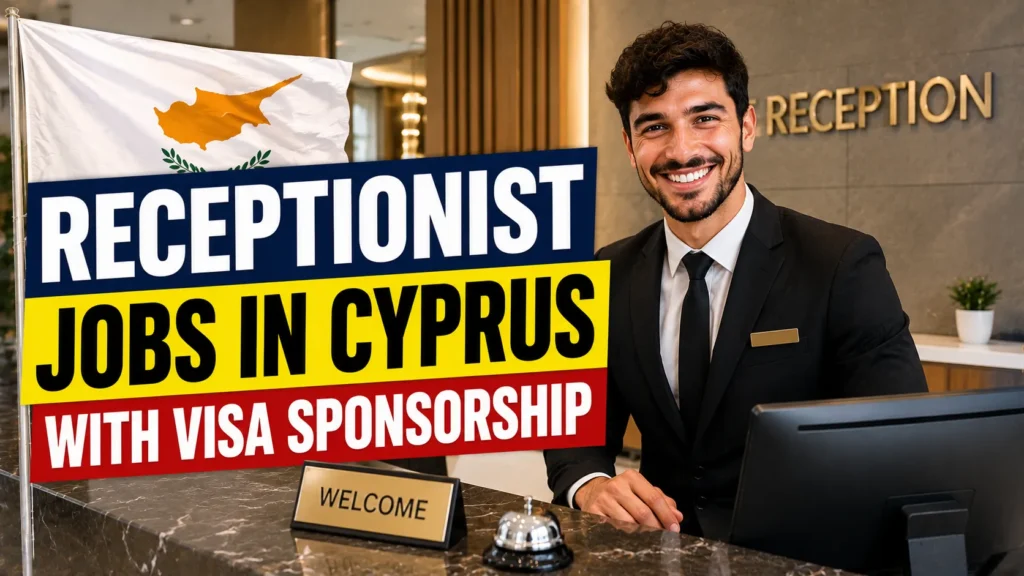 Receptionist Jobs in Cyprus with Visa Sponsorship 2026