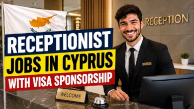Receptionist Jobs in Cyprus with Visa Sponsorship 2026