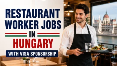 Restaurant Worker Jobs in Hungary with Visa Sponsorship 2026