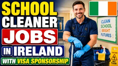 School Cleaner Jobs in Ireland with Visa Sponsorship 2026