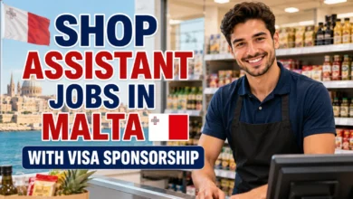 Shop Assistant Jobs in Malta with Visa Sponsorship 2026