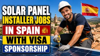 Solar Panel Installer Jobs in Spain with Visa Sponsorship 2026