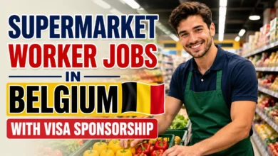 Supermarket Worker Jobs in Belgium with Visa Sponsorship 2026