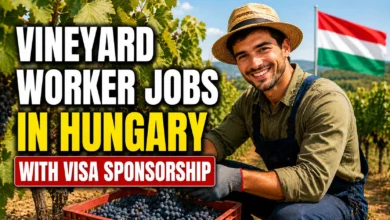 Vineyard Worker Jobs in Hungary with Visa Sponsorship 2026