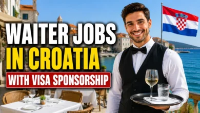 Waiter Jobs in Croatia with Visa Sponsorship 2026