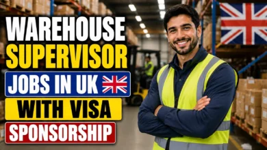 Warehouse Supervisor Jobs in UK with Visa Sponsorship 2026