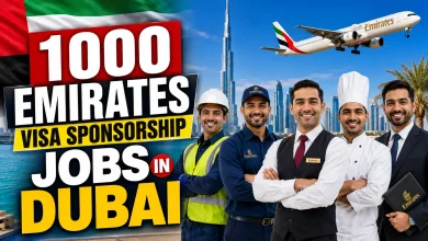 1000 Emirates Visa Sponsorship Jobs in Dubai 2026