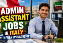 Admin Assistant Jobs in Italy with Visa Sponsorship 2026