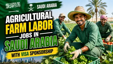 Agricultural Farm Labor Jobs in Saudi Arabia with Visa Sponsorship 2026