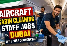 Aircraft Cabin Cleaning Staff Jobs in Dubai with Visa Sponsorship 2026