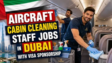 Aircraft Cabin Cleaning Staff Jobs in Dubai with Visa Sponsorship 2026