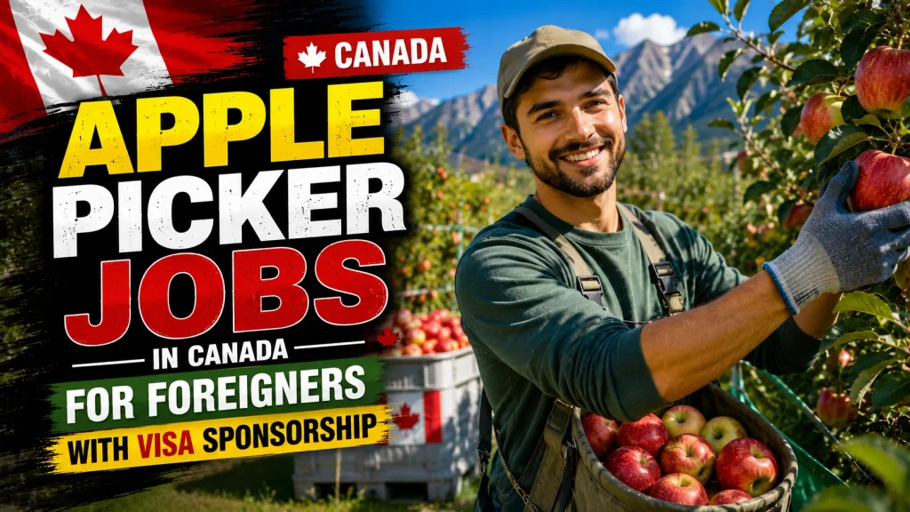 Apple Picker Jobs in Canada for Foreigners with Visa Sponsorship 2026