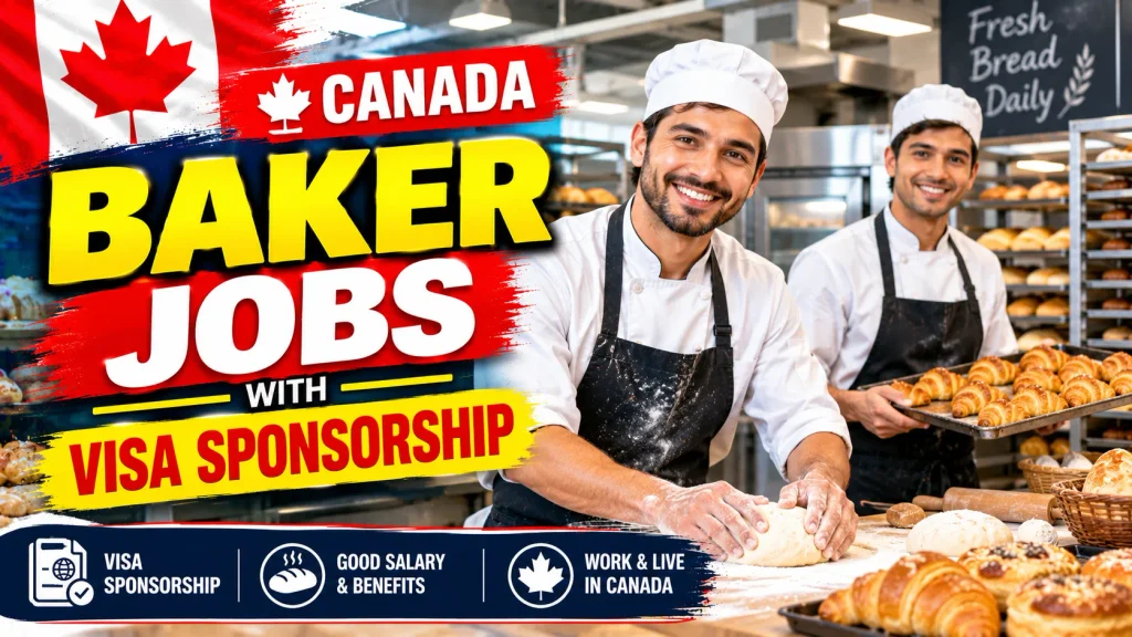 Baker Jobs in Canada with Visa Sponsorship 2026