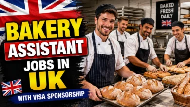 Bakery Assistant Jobs in UK with Visa Sponsorship 2026