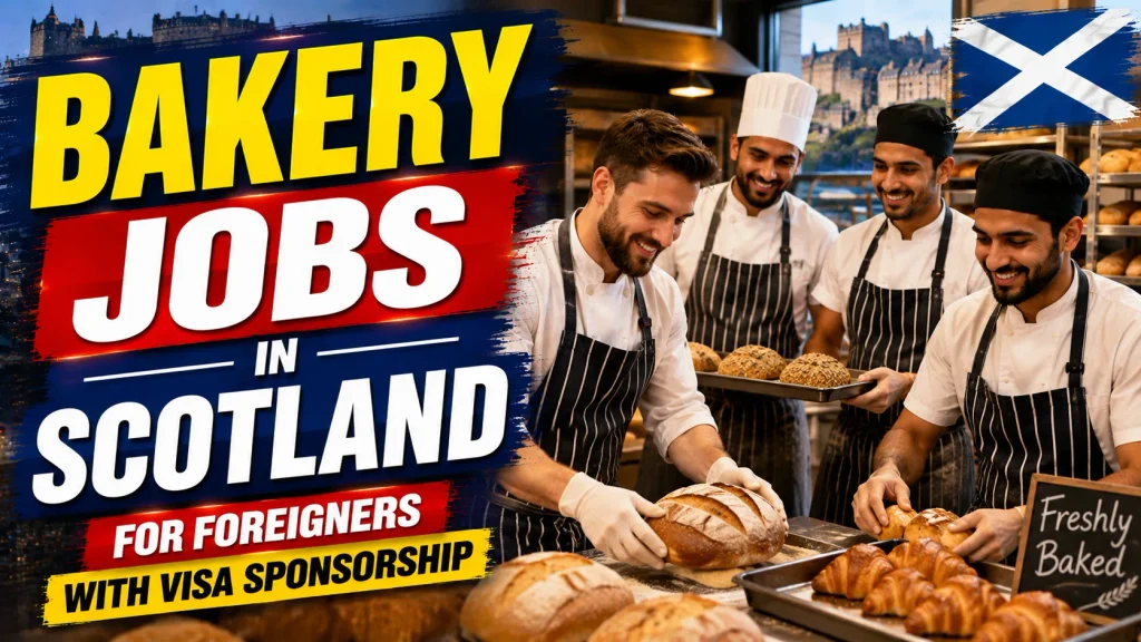 Bakery Jobs in Scotland for Foreigners with Visa Sponsorship 2026