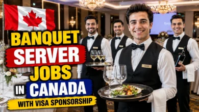 Banquet Server Jobs in Canada with Visa Sponsorship 2026