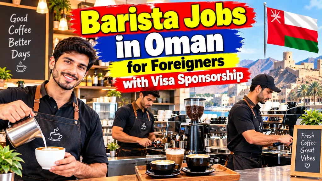 Barista Jobs in Oman for Foreigners with Visa Sponsorship 2026