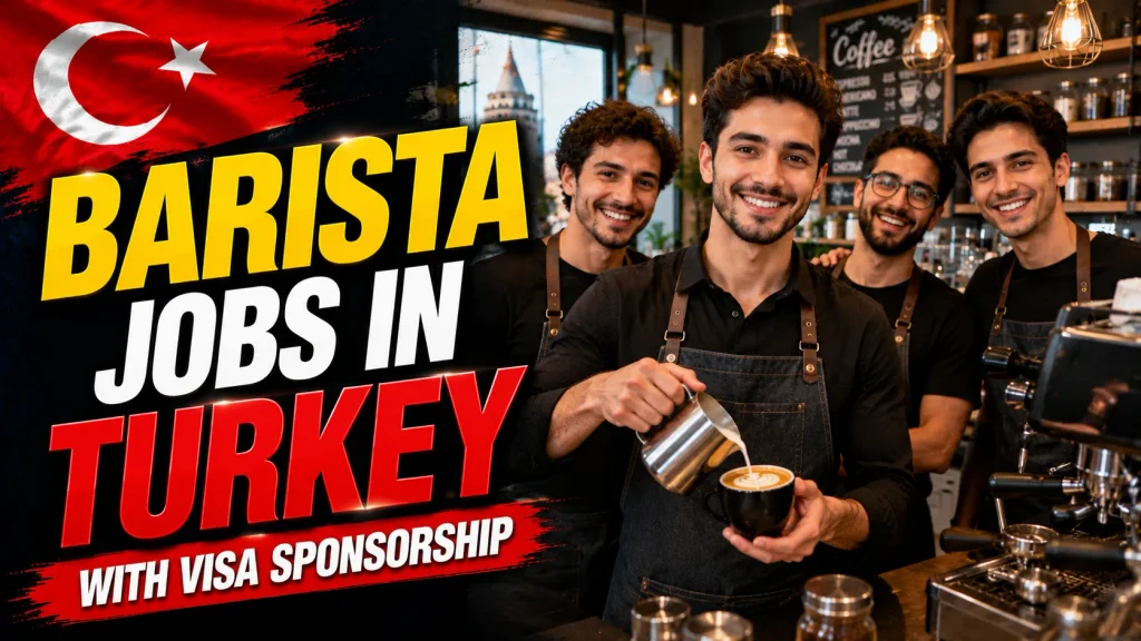 Barista Jobs in Turkey with Visa Sponsorship 2026