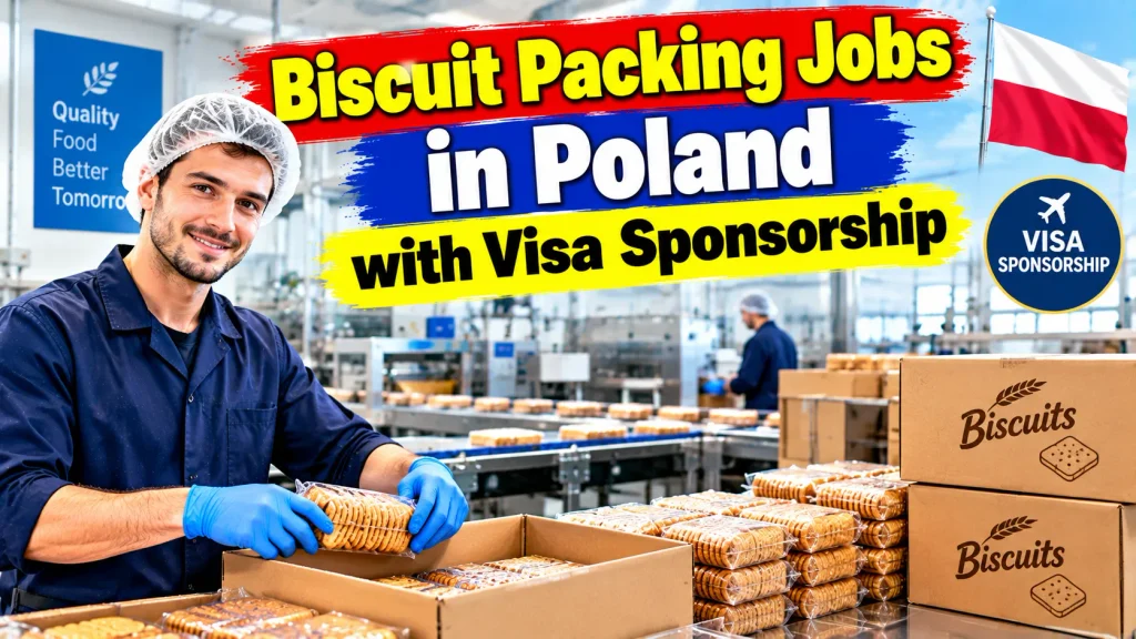 Biscuit Packing Jobs in Poland with Visa Sponsorship 2026