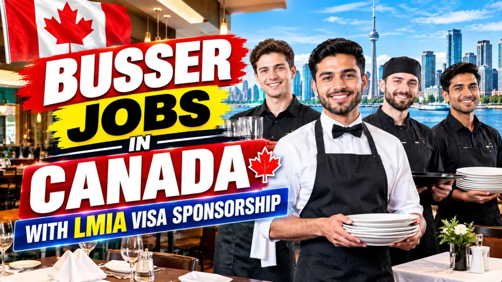 Busser Jobs in Canada with LMIA Visa Sponsorship 2026