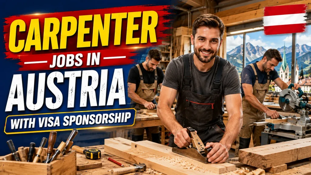 Carpenter Jobs in Austria with Visa Sponsorship 2026