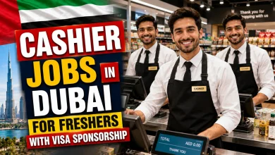 Cashier Jobs in Dubai for Freshers with Visa Sponsorship 2026