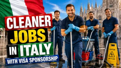 Cleaner Jobs in Italy with Visa Sponsorship 2026