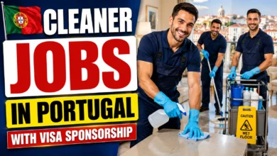 Cleaner Jobs in Portugal with Visa Sponsorship 2026