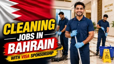 Cleaning Jobs in Bahrain with Visa Sponsorship 2026