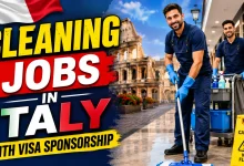 Cleaning Jobs in Italy with Visa Sponsorship 2026
