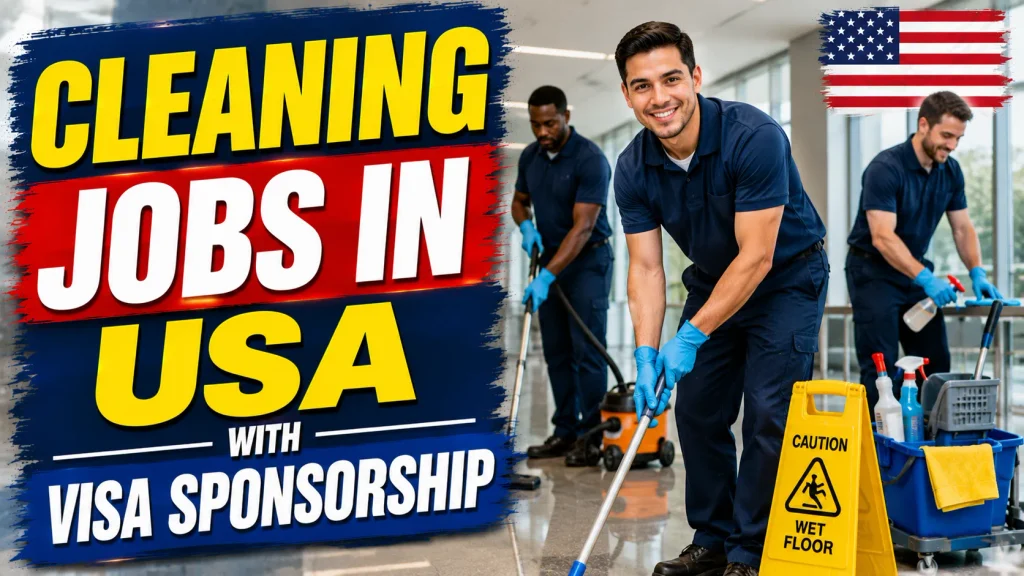 Cleaning Jobs in USA with Visa Sponsorship 2026