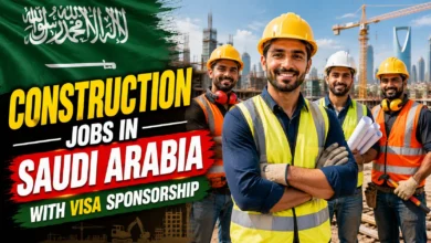 Construction Jobs in Saudi Arabia with Visa Sponsorship 2026