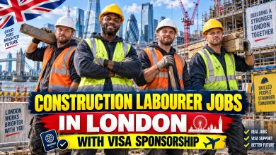 Construction Labourer Jobs in London with Visa Sponsorship 2026