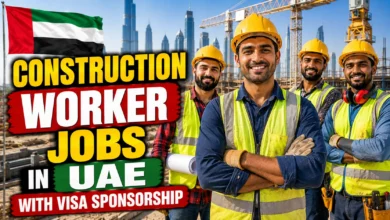 Construction Worker Jobs in UAE with Visa Sponsorship 2026