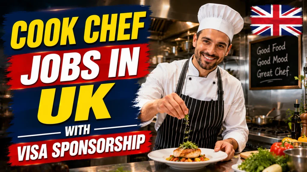 Cook Chef Jobs in UK with Visa Sponsorship 2026