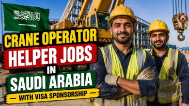 Crane Operator Helper Jobs in Saudi Arabia with Visa Sponsorship 2026