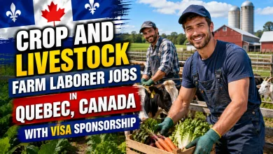 Crop and Livestock Farm Laborer Jobs in Quebec, Canada with Visa Sponsorship 2026