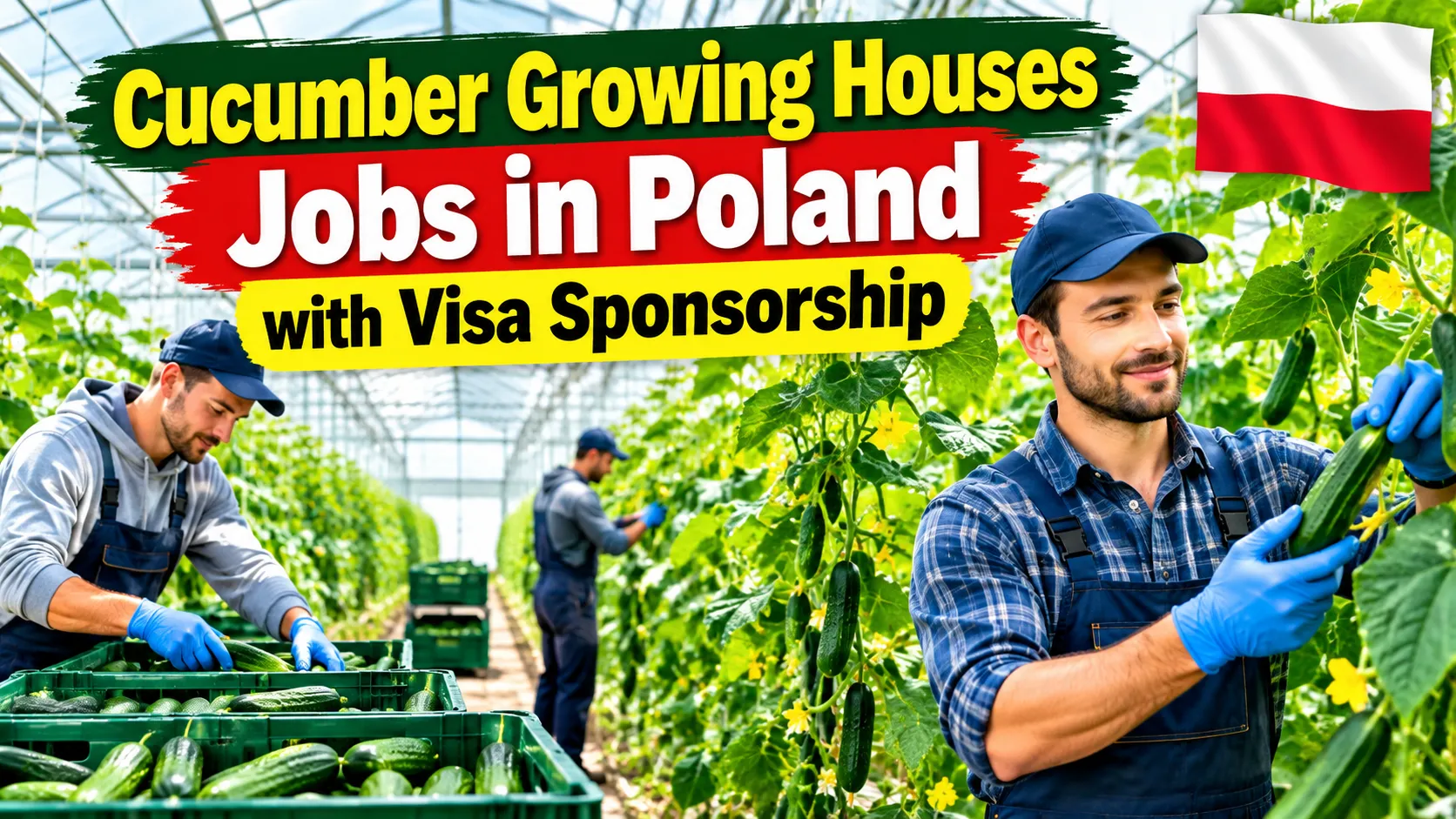 Cucumber Growing Houses Jobs in Poland with Visa Sponsorship 2026