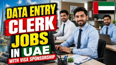 Data Entry Clerk Jobs in UAE with Visa Sponsorship 2026