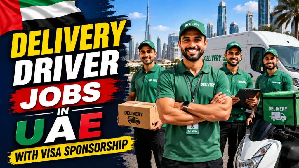 Delivery Driver Jobs in UAE with Visa Sponsorship 2026