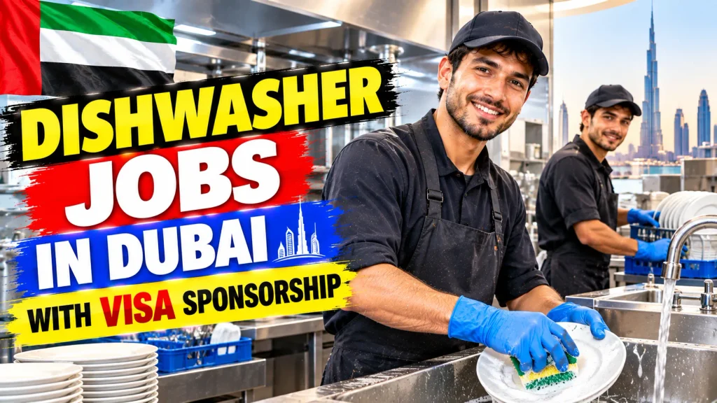 Dishwasher Jobs in Dubai with Visa Sponsorship 2026