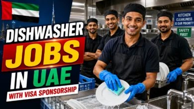 Dishwasher Jobs in UAE with Visa Sponsorship 2026