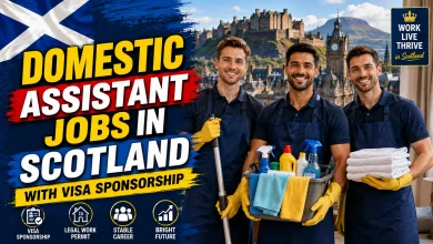 Domestic Assistant Jobs in Scotland with Visa Sponsorship 2026