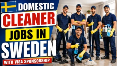 Domestic Cleaner Jobs in Sweden with Visa Sponsorship 2026