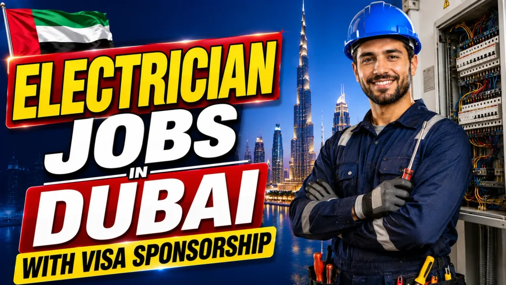 Electrician Jobs in Dubai with Visa Sponsorship 2026